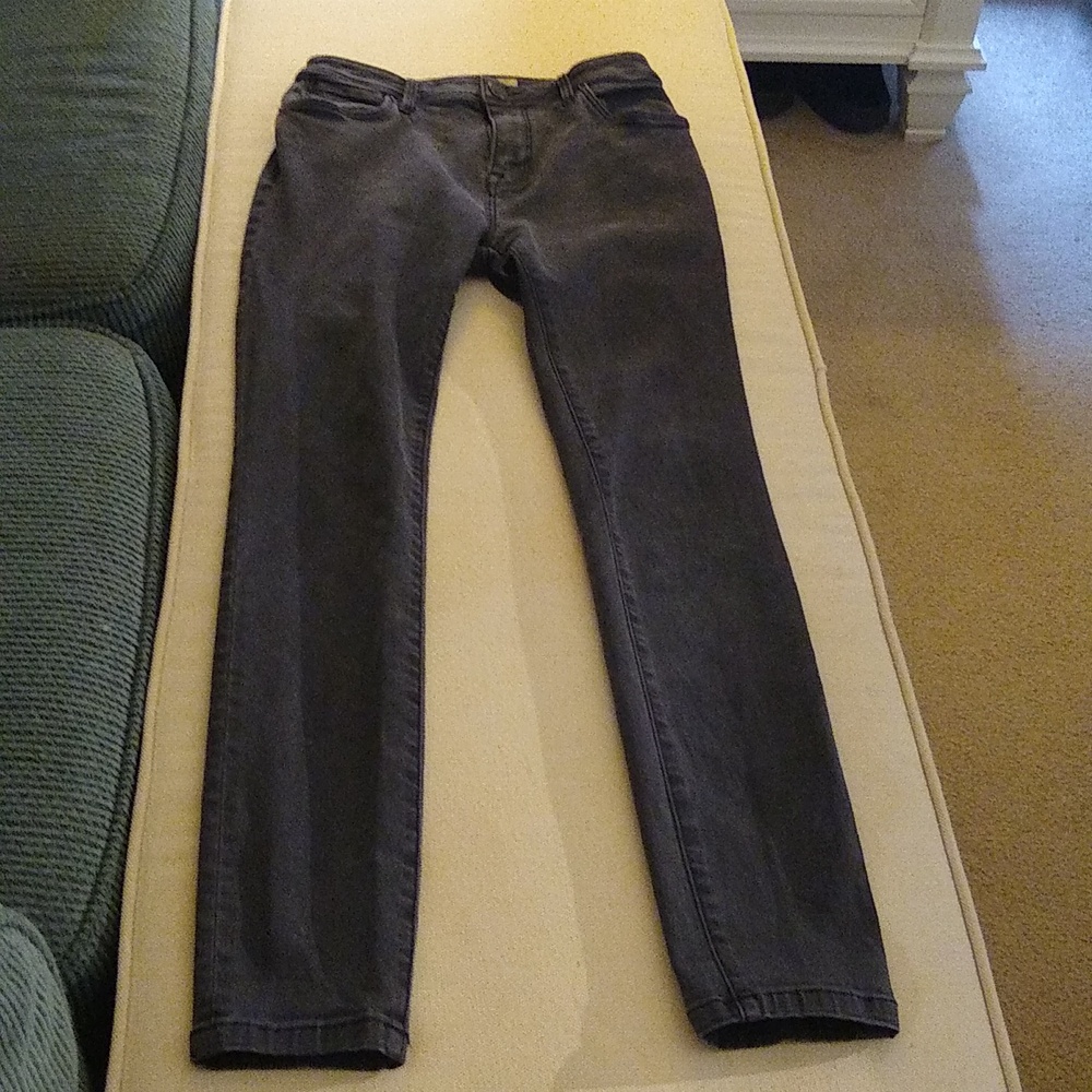 Burberry Brit grey black skinny high rise jeans size 27